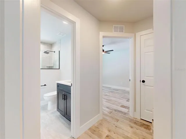 a view of an outdoor space and a lake view