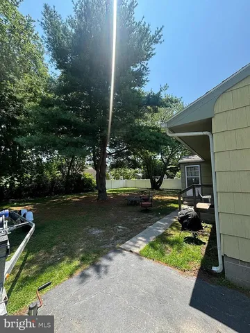 a view of a wooden bridge
