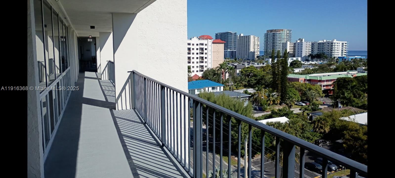 521 North Riverside Drive, Unit 907 Pompano Beach, FL 33062 - Photo 15 of 23 a view of city from balcony