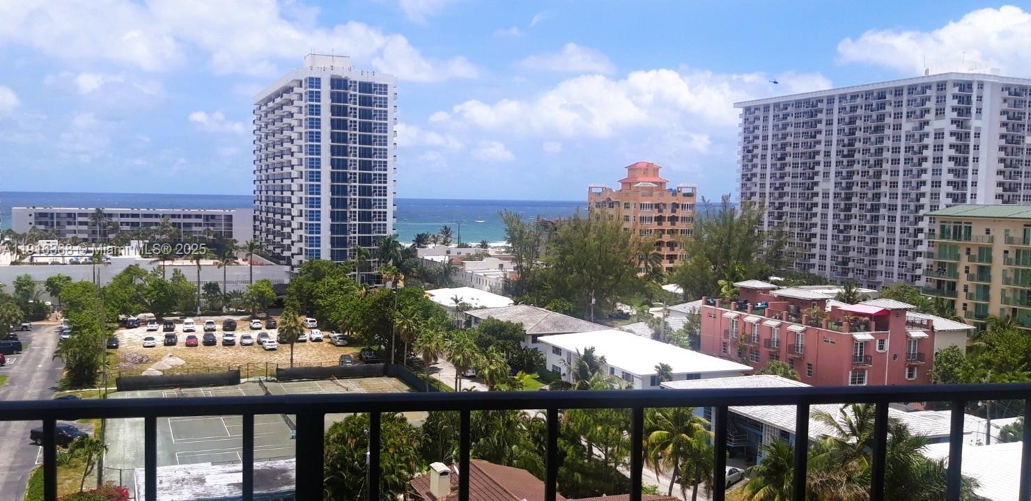 521 North Riverside Drive, Unit 907 Pompano Beach, FL 33062 - Photo 17 of 23 a view of a city from a balcony