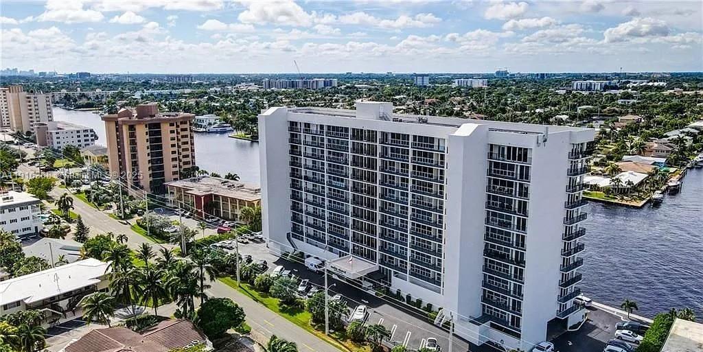 521 North Riverside Drive, Unit 907 Pompano Beach, FL 33062 - Photo 6 of 23 a view of a city with tall buildings