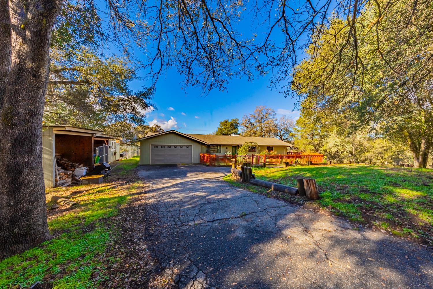40733 Big Oak Flat Road North Oakhurst, CA 93644 - Photo 45 of 73 a view of a house with a yard and tree s