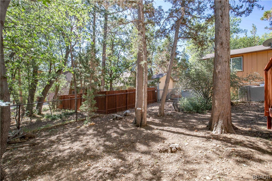 753 Maple Lane Sugarloaf, CA 92386 - Photo 39 of 42 a backyard of a house with seating space