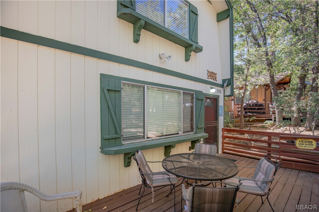753 Maple Lane Sugarloaf, CA 92386 - Photo 10 of 42 a front view of a house with outdoor seating