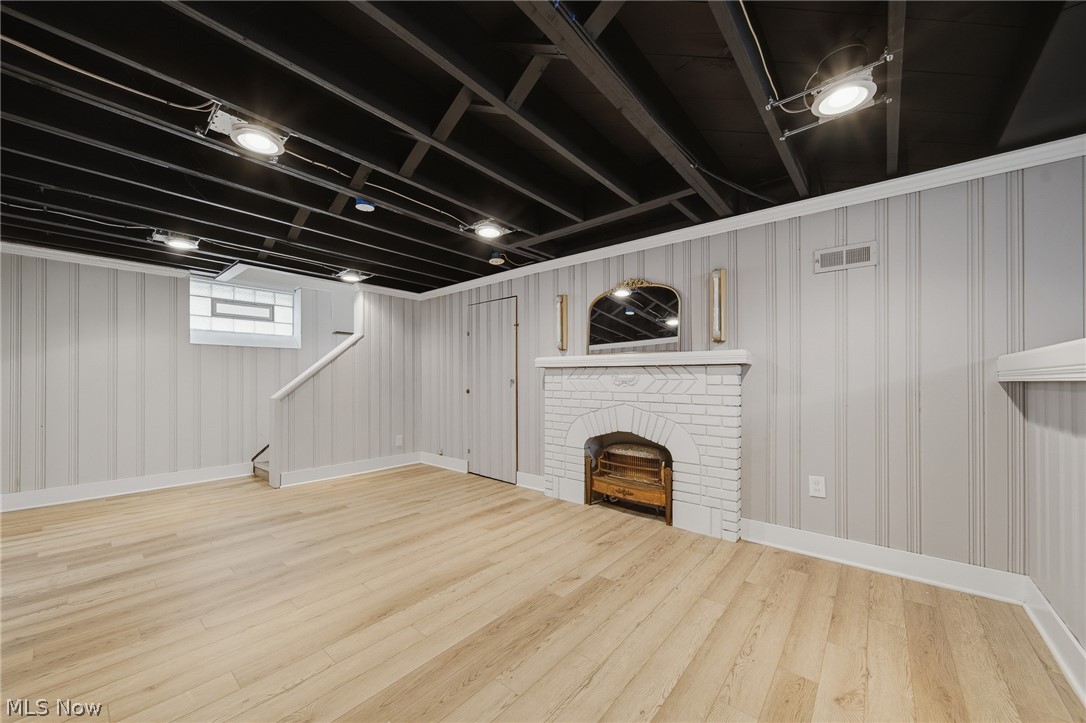 2231 Brockway Road University Heights, OH 44118 - Photo 30 of 46 Finished lower level featuring light wood-finish flooring