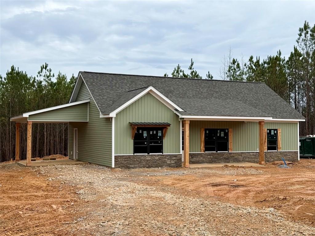466 Mt Zion Church Road Tallapoosa, GA 30176 - Photo 4 of 42 front view of a house with a yard