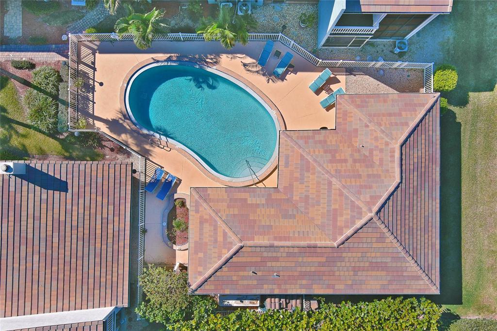 1244 Beachside Lane Indialantic, FL 32903 - Photo 25 of 25 an aerial view of a house with a swimming pool