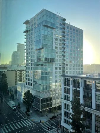 a view of a tall building