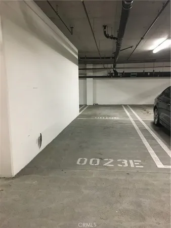 a view of parking garage