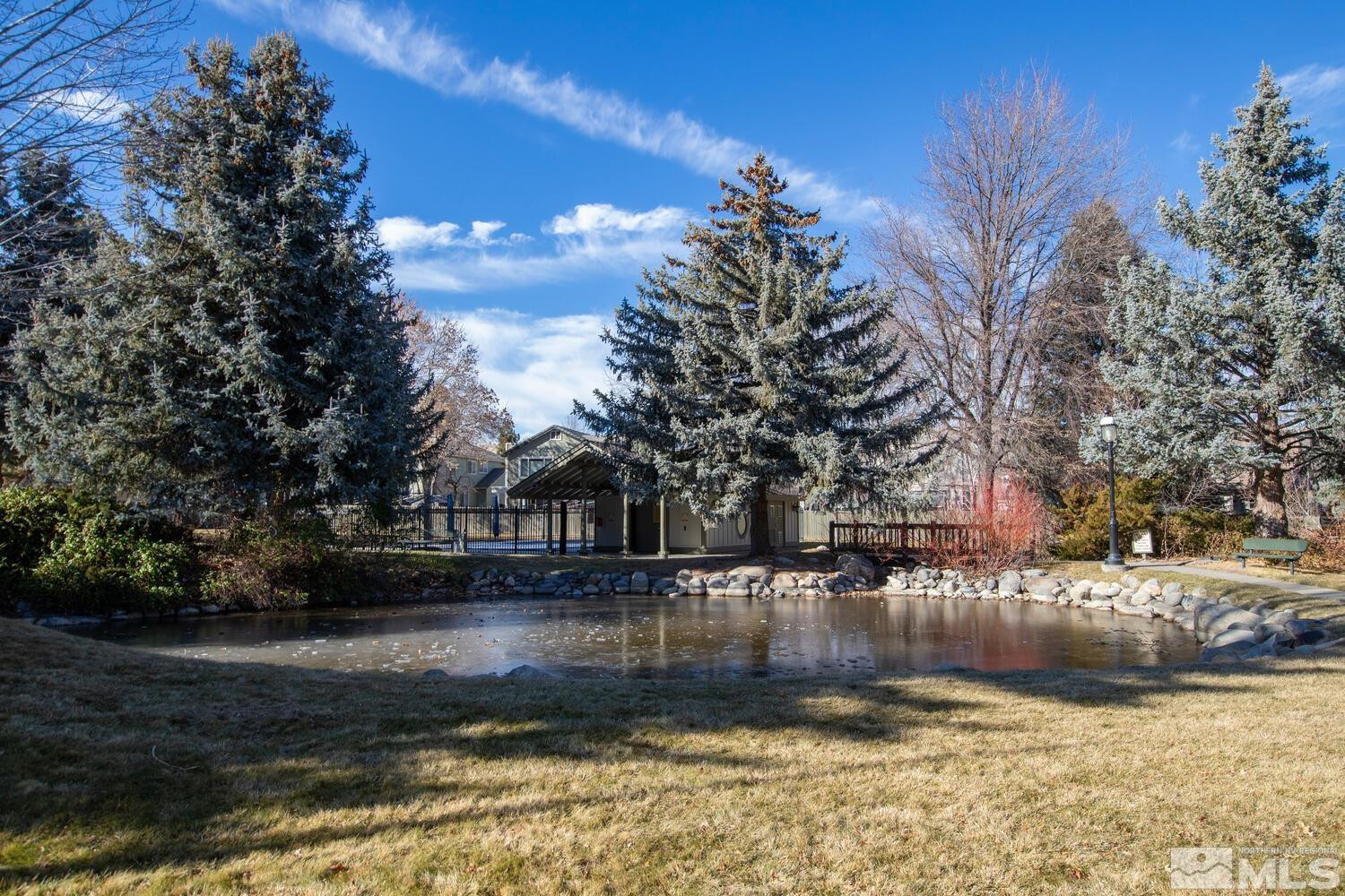 195 Riverbrook Court Reno, NV 89519 - Photo 40 of 40 a view of swimming pool with trees and lake view