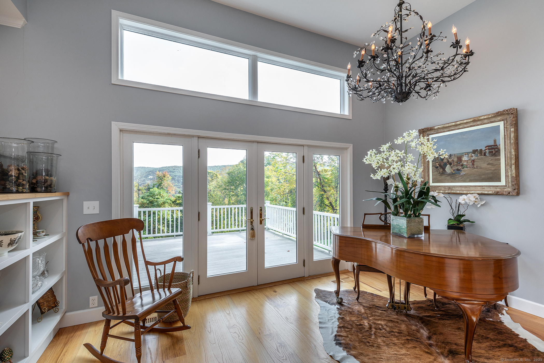 168 Cobble Road Kent, CT 06757 - Photo 22 of 40 a view of a dining room with furniture window and wooden floor