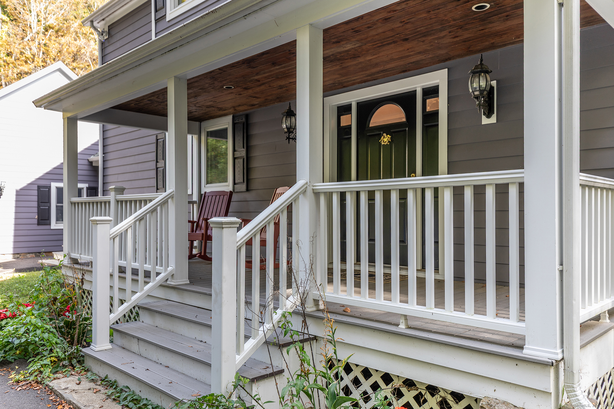 168 Cobble Road Kent, CT 06757 - Photo 3 of 40 a view of a house with porch and wooden floor