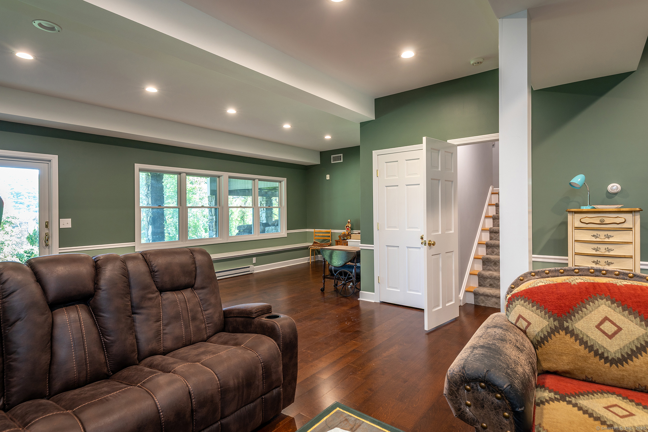 168 Cobble Road Kent, CT 06757 - Photo 35 of 40 a living room with furniture and wooden floor