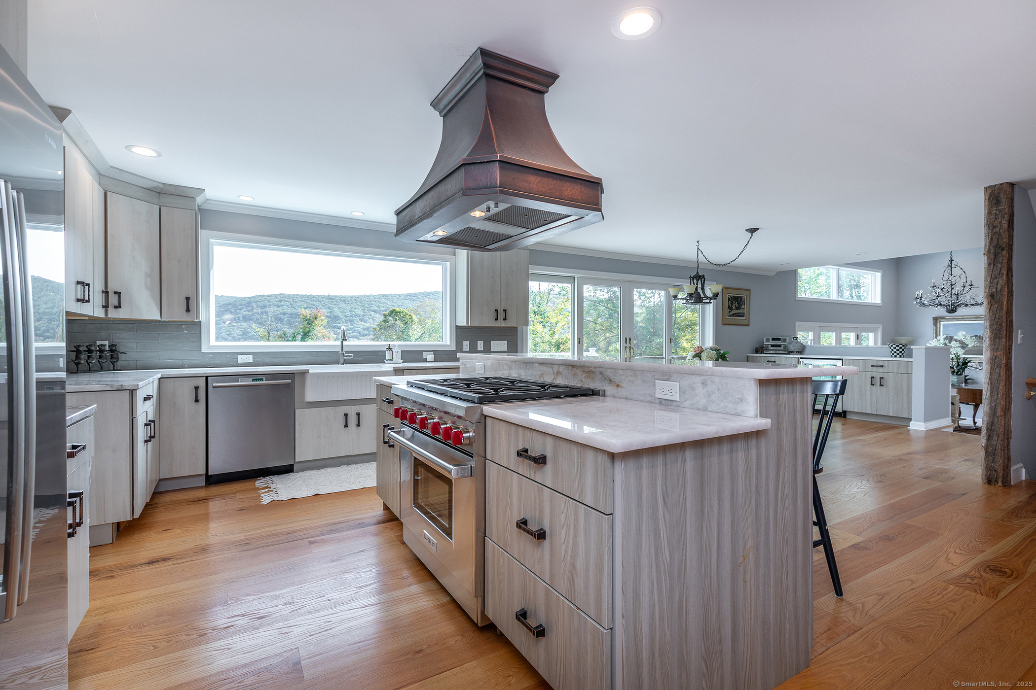 168 Cobble Road Kent, CT 06757 - Photo 5 of 40 a kitchen with a stove and a view of kitchen