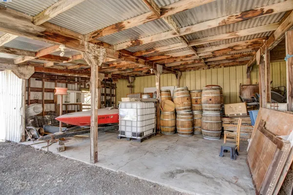 a view of store room with racks