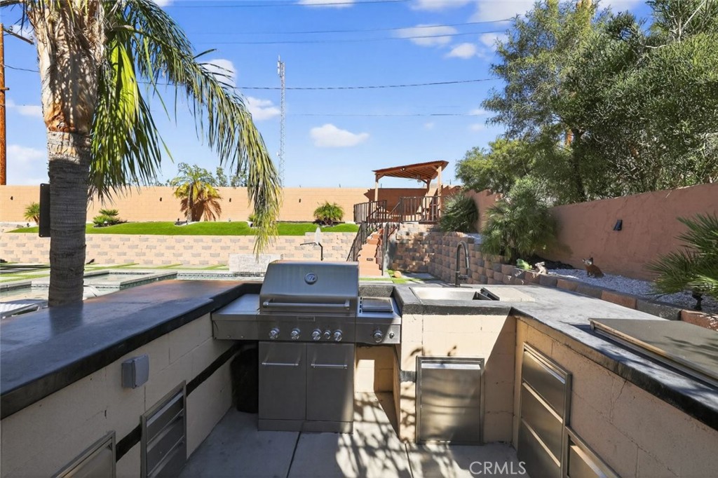 67972 Monterico Road Desert Hot Springs, CA 92240 - Photo 18 of 30 a view of outdoor space with seating area