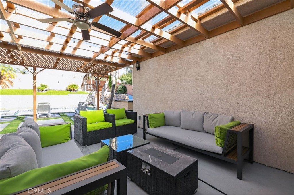 67972 Monterico Road Desert Hot Springs, CA 92240 - Photo 19 of 30 a outdoor living space with furniture