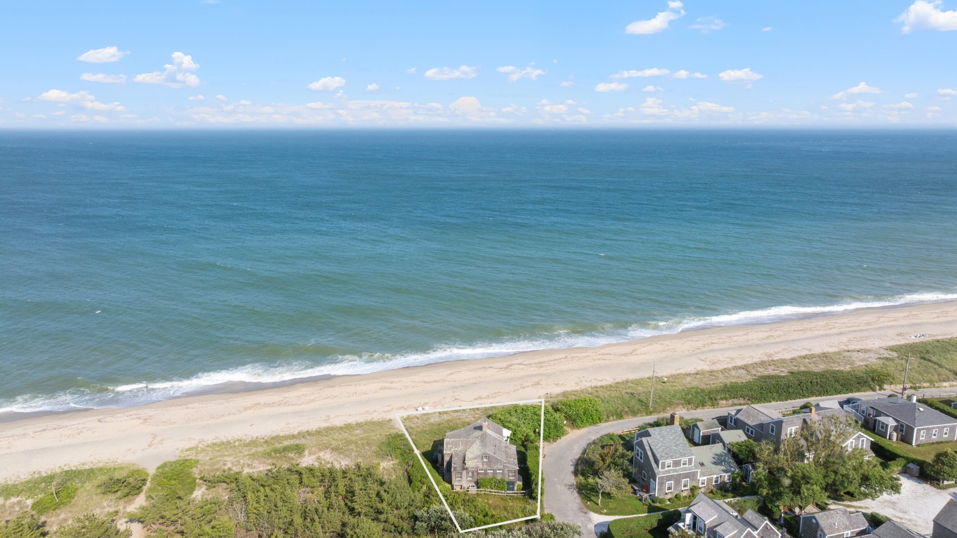 3 North Gully Road Nantucket, MA 02554 - Photo 35 of 43 a view of an ocean and beach