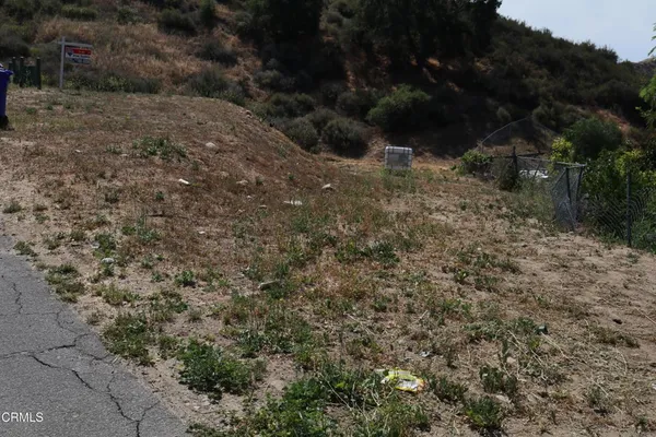 a view of a backyard of a house