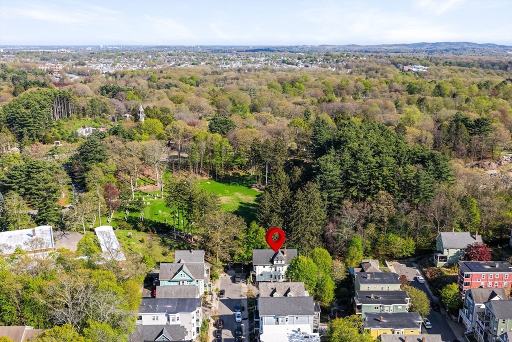 83 Tower Street Boston, MA 02130 - Photo 7 of 10 an aerial view of a city