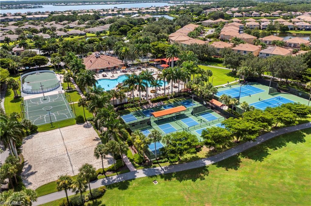 20686 Larino Loop Estero, FL 33928 - Photo 39 of 47 an aerial view of residential houses with outdoor space and swimming pool