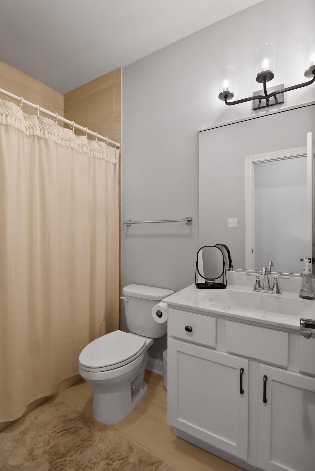 10188 Azalea Drive Crown Point, IN 46307 - Photo 22 of 29 a bathroom with a toilet a sink and a mirror