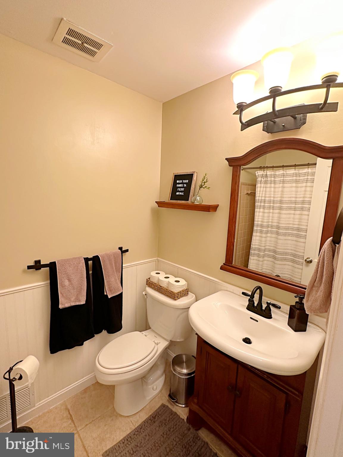 422 Old Courthouse Road Northeast Vienna, VA 22180 - Photo 11 of 25 Charming bathroom with elegant fixtures.