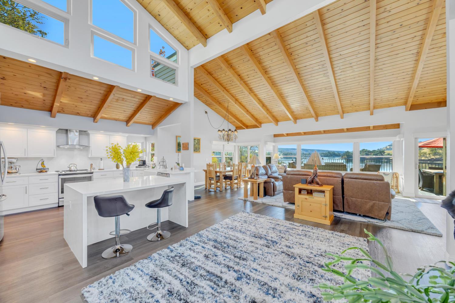 816 Foothill Road Copperopolis, CA 95228 - Photo 99 of 99 WOW! Architecture, knotty pine ceiling, natural light and windows galore... this open floorplan is truly perfect!