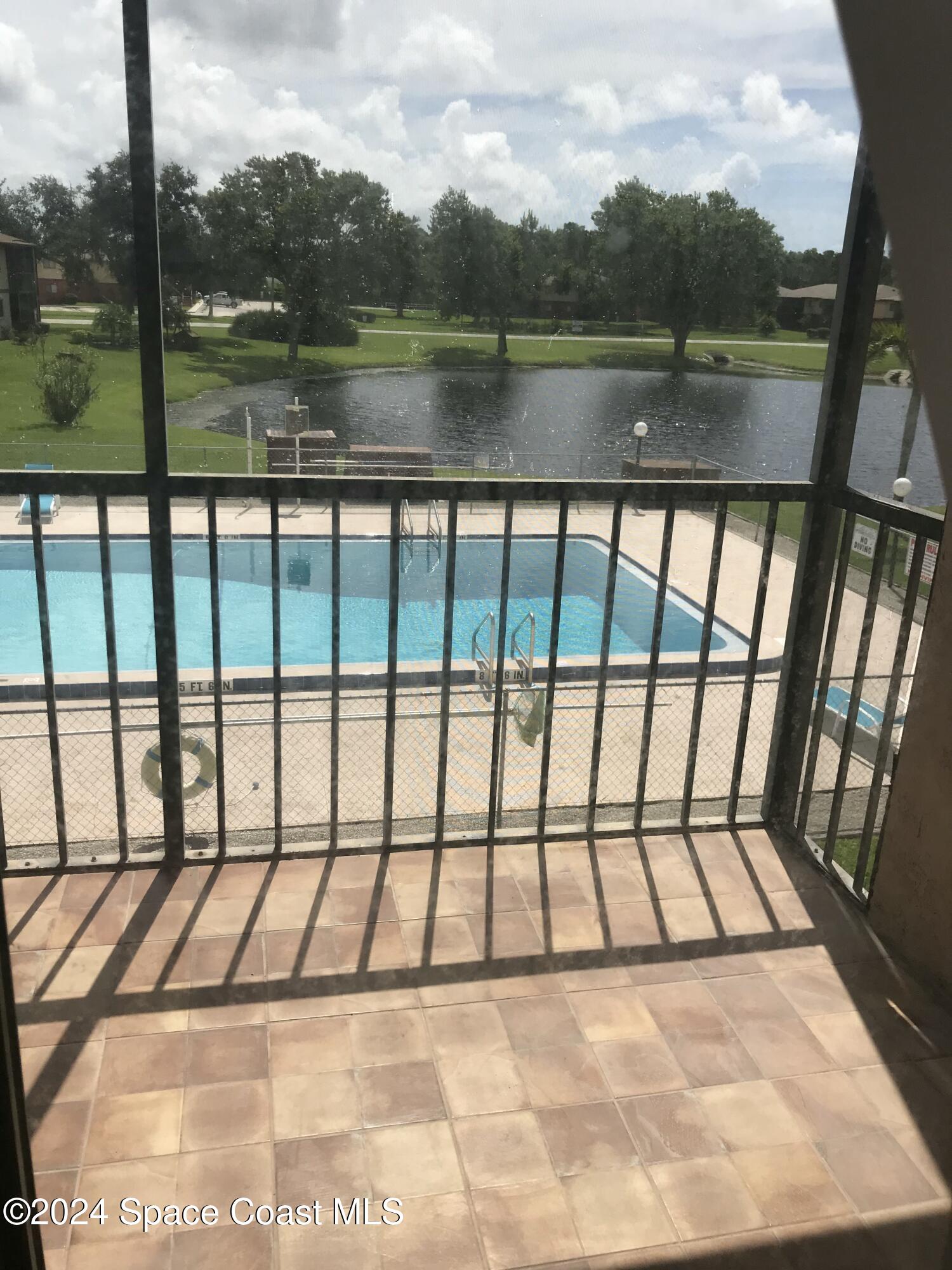 1804 University Lane Cocoa, FL 32922 - Photo 3 of 4 a view of lake from a balcony