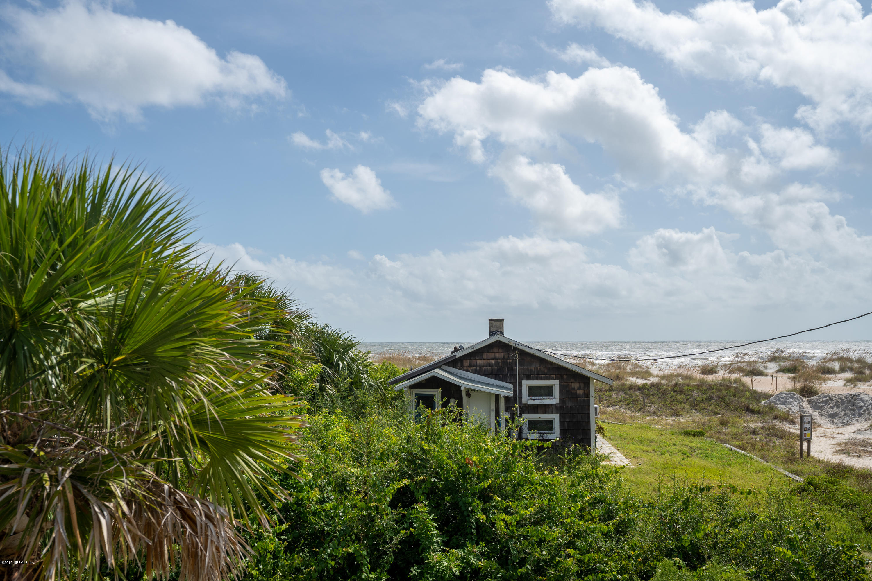 4 3rd Street St. Augustine, FL 32080 - Photo 41 of 47 a view of a large garden with plants and large trees