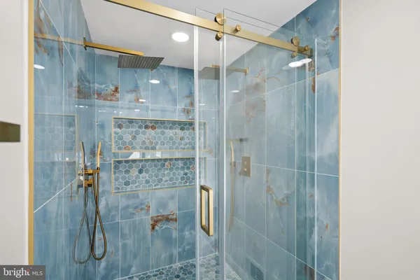 a view of a room with rack on the wall