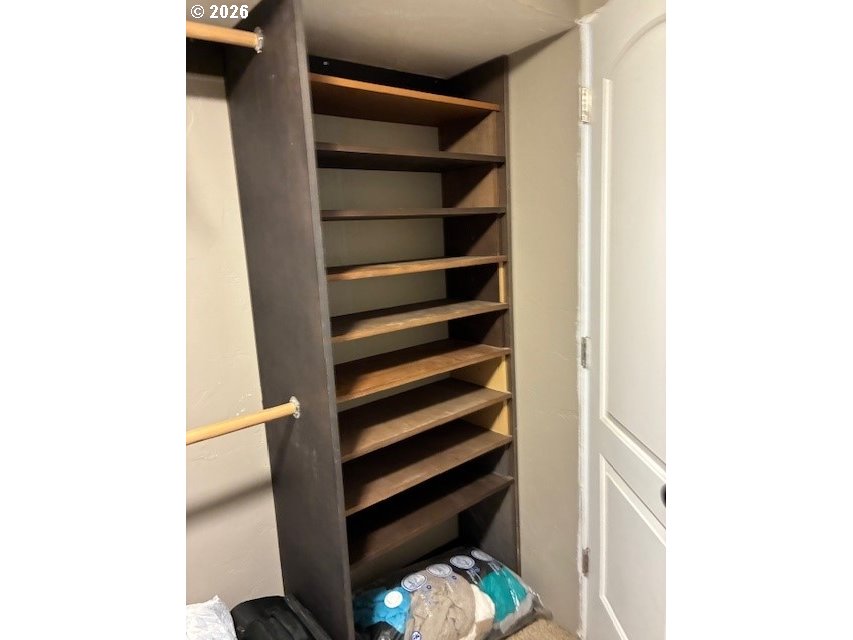 518 Northwest 4th Street Pendleton, OR 97801 - Photo 27 of 39 a view of walk in closet with empty racks