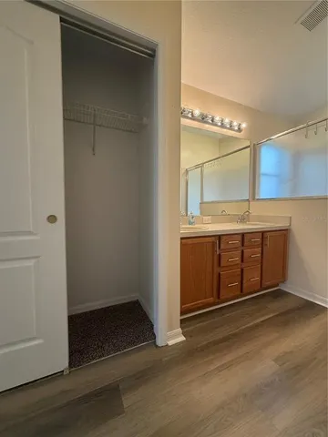 a view of a kitchen with a sink
