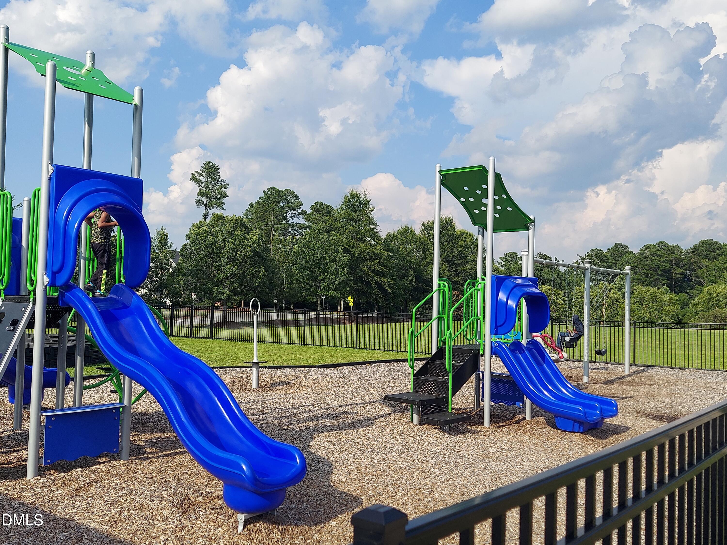 408 Timpson Avenue Durham, NC 27703 - Photo 14 of 14 a view of a park with slide and trees
