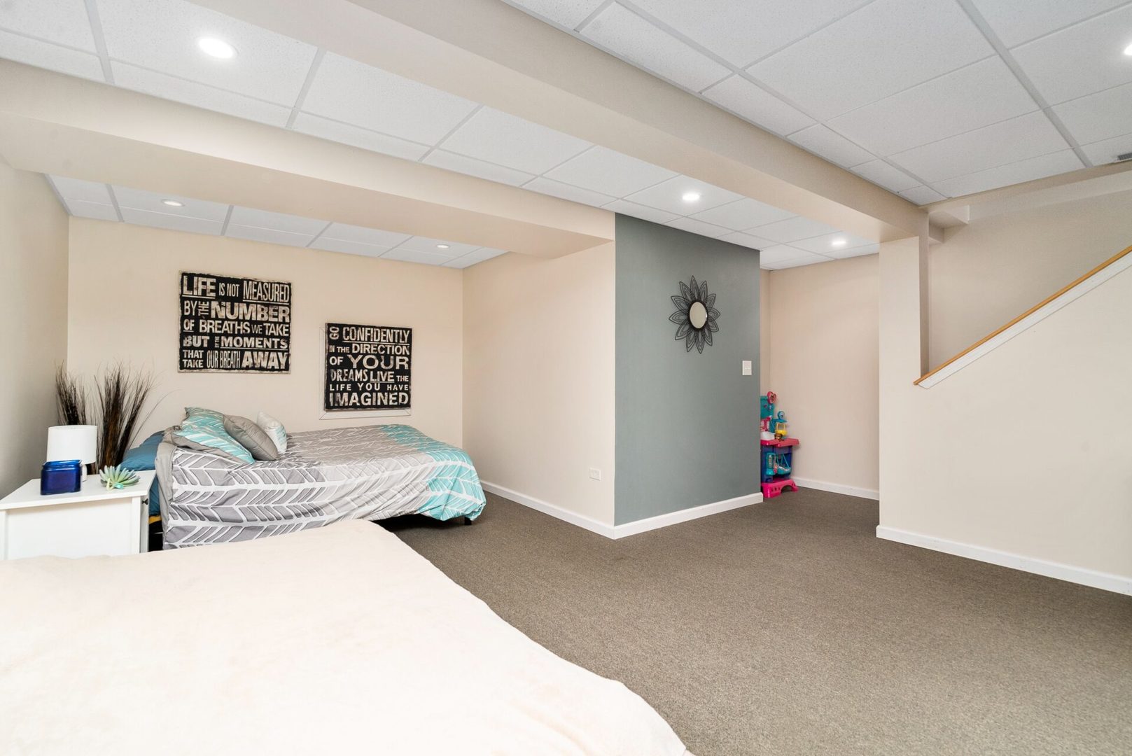 25362 Spring Street Manhattan, IL 60442 - Photo 24 of 28 a bedroom with a bed and a couch