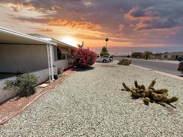 a view of a terrace with a bench
