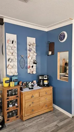 a room with storage and utility