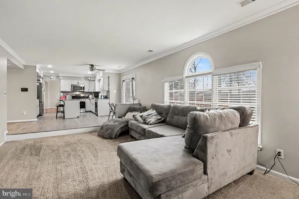 a bedroom with furniture and a couch