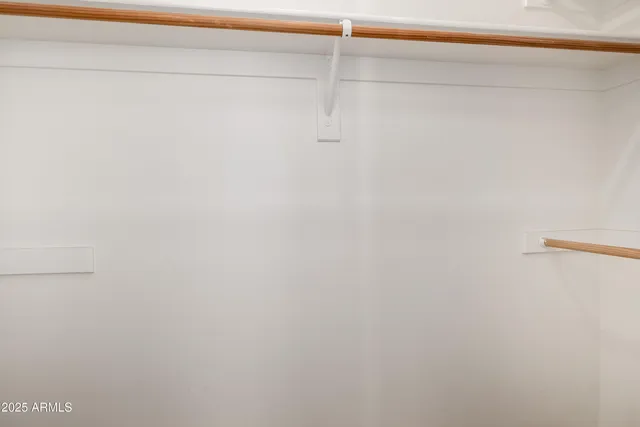 a view of a closet