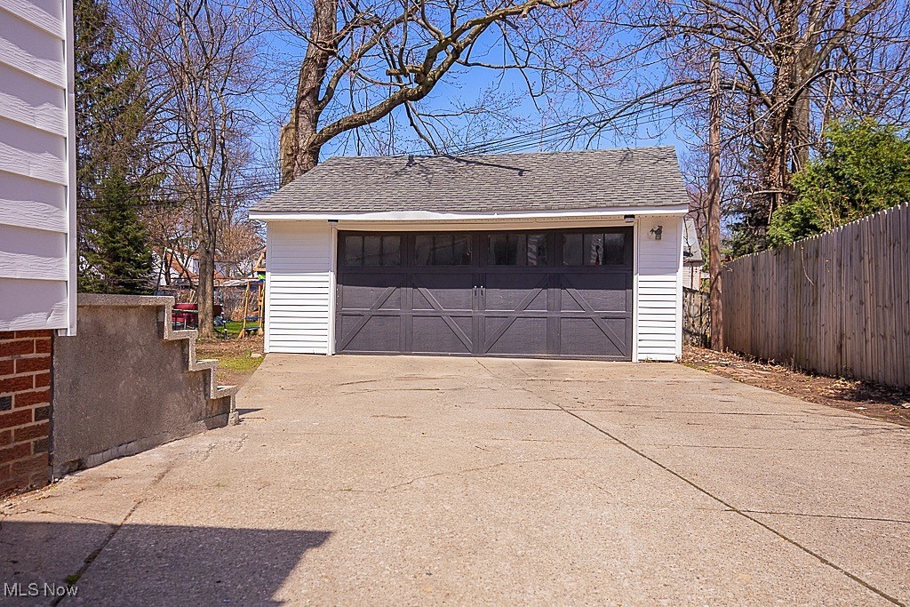 4441 Anderson Road Cleveland, OH 44121 - Photo 29 of 35 Detached 2 Car Garage