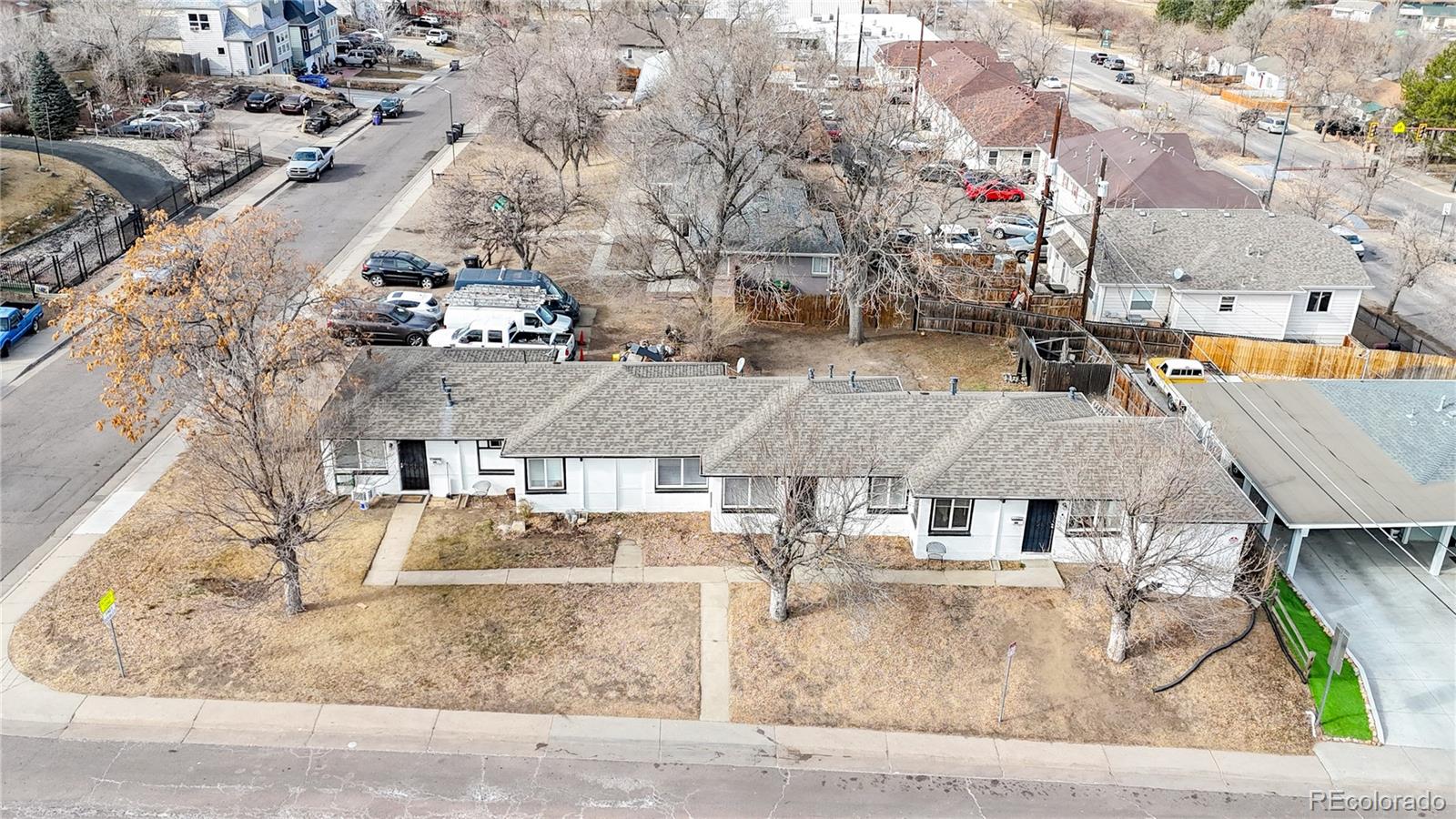345 South Utica Street Denver, CO 80219 - Photo 19 of 19 an aerial view of residential houses with outdoor space