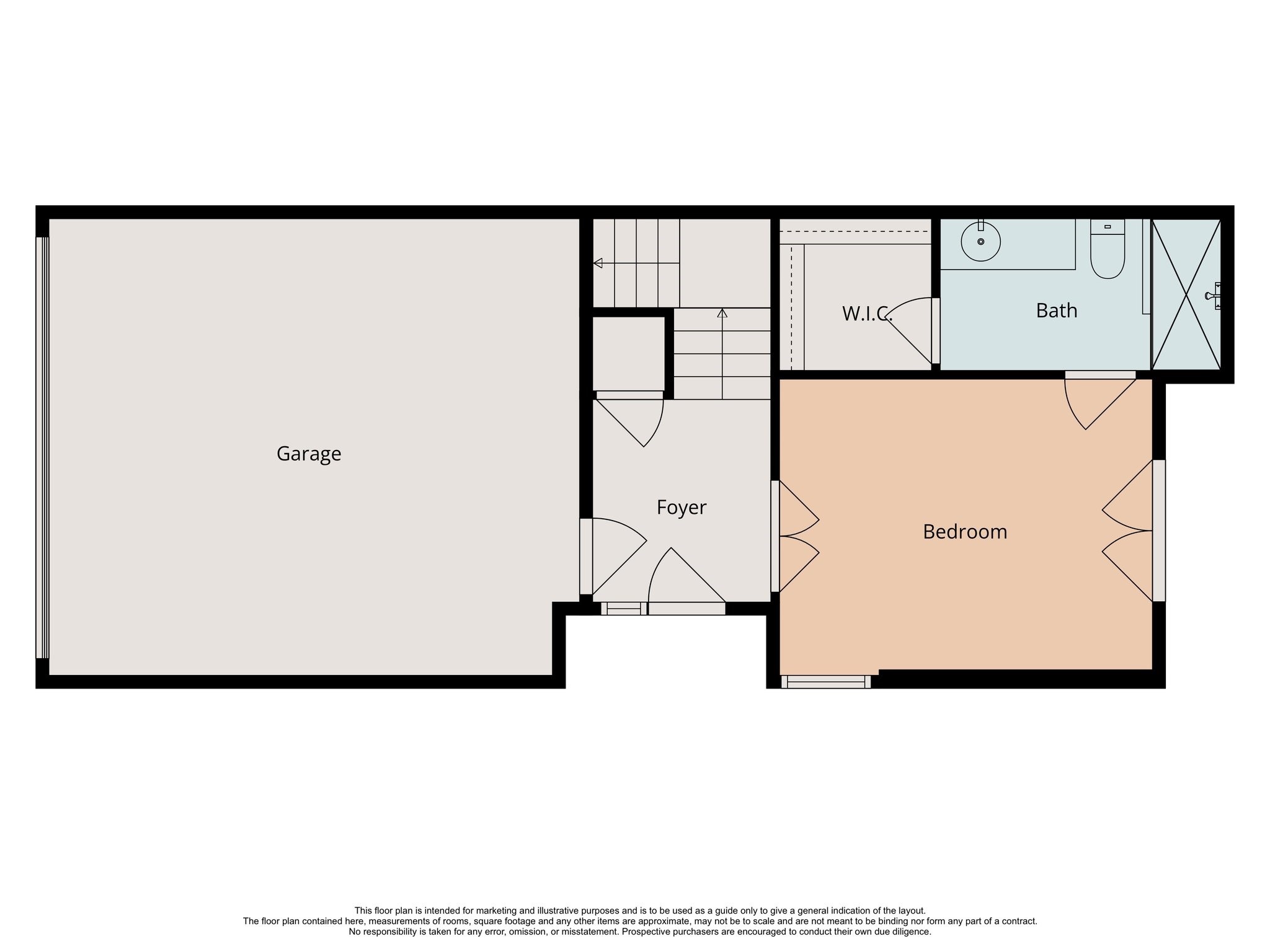 4417 Eli Street Houston, TX 77007 - Photo 22 of 24 The floor plan is intended for illustrative purposes and is to be used as a guide to give a general indication of the layout. Buyer to verify.