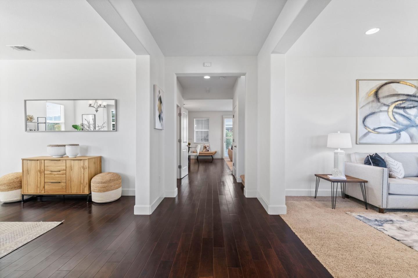 823 Sunrise Drive Gilroy, CA 95020 - Photo 9 of 46 a living room with furniture and a wooden floor