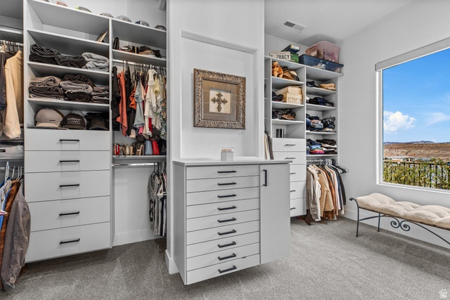 3022 West Sesia Way St. George, UT 84770 - Photo 27 of 52 Walk in closet featuring light carpet