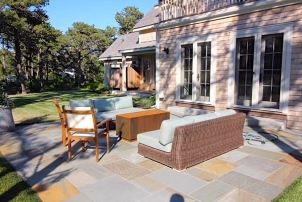 7 Mill Hill Farms Road Edgartown, MA 02539 - Photo 11 of 25 a view of a house with backyard and sitting area