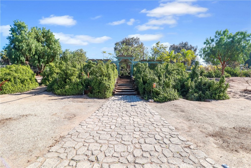 16750 Canyon View Drive Riverside, CA 92504 - Photo 34 of 44 Stairs to Gazebo area