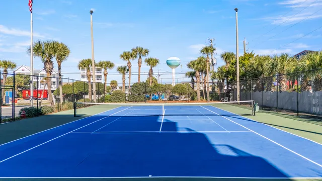 a view of a tennis court