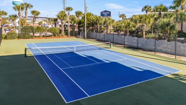 a small pool is sitting in front of a door