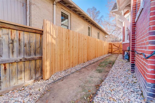 a backyard of a house