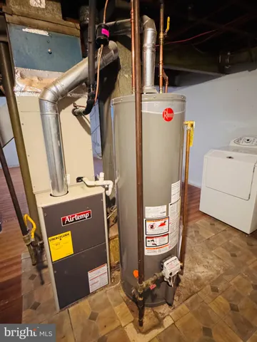 a view of storage and utility room